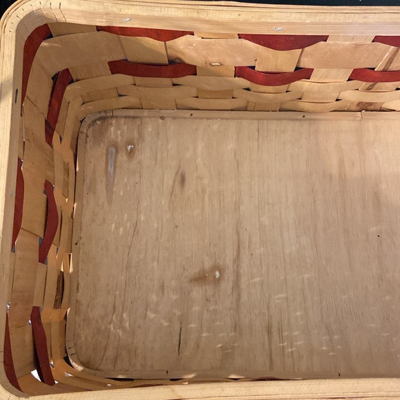 19” Snowman Christmas Winter Tree Holiday Wood Woven Basket w/ Handles Farmhouse - Picture 16 of 16